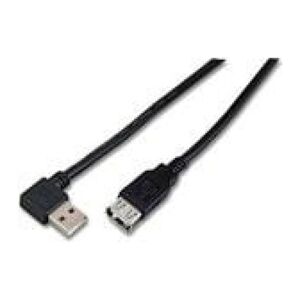 Kabel USB MicroConnect USB-A - USB-A 1.5 m Czarny (USBAAF2ABLACK)