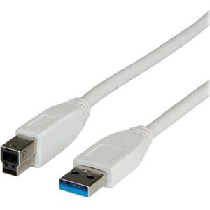 Kabel USB Secomp USB-A - 0.8 m Biały (11.99.8869)