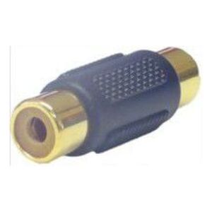 Adapter AV MicroConnect RCA (Cinch) - RCA (Cinch) czarny (AUDAGG)