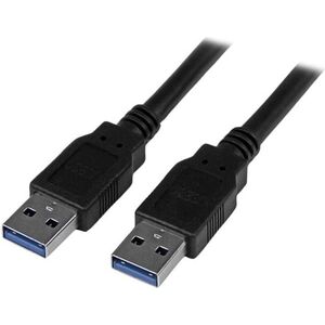 Kabel USB StarTech USB-A - 3 m Czarny (USB3SAA3MBK)