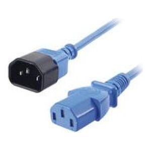 Kabel zasilający Lindy IEC 13 niebieski, 2m - 30472