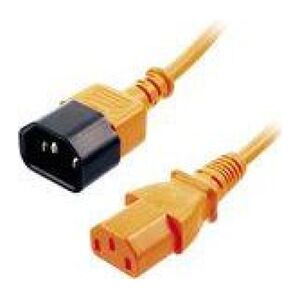 Kabel zasilający Lindy IEC 13/14 Pomarańczowy 2m - 30475