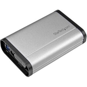 Adapter AV StarTech DVI-I - DVI-I srebrny (USB32DVCAPRO)