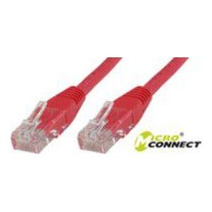 MicroConnect U/UTP CAT6 10M czerwony LSZH (UTP610R)