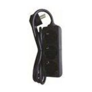 MicroConnect 3-way Schuko Socket 5M Black - GRU0035B