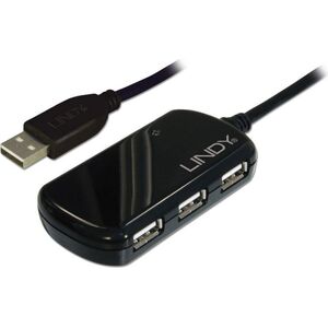 HUB USB Lindy 4x USB-A 2.0 (42781)