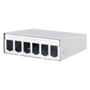MetzConnect BTR BTR 6er E-DAT module AP-case RW, RAL9010, unequipped - 130861-0602-E