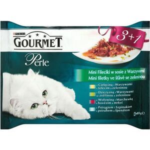 Purina GOURMET PERLE EXOTI (4X85G) PR 3+1