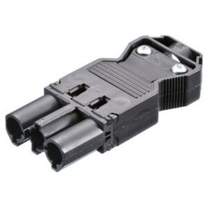 Bachmann Bachmann Gerätestecker mit Schraubanschluss, GST18i3, schwarz - 375.504