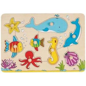 Goki Układanka – puzzle z uchwytami – motyw Podwodny świat (GOKI-57953)