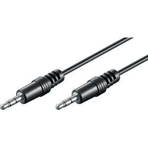 Kabel Goobay Jack 3.5mm - Jack 3.5mm 1.5m czarny (51658)