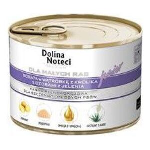 Dolina Noteci Premium Junior wątróbka z królika z ozorami z jelenia 185 g - 5900842014997
