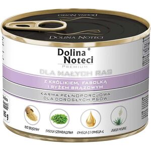 Dolina Noteci Premium dla małych ras z królikiem fasolką i ryżem 185 g