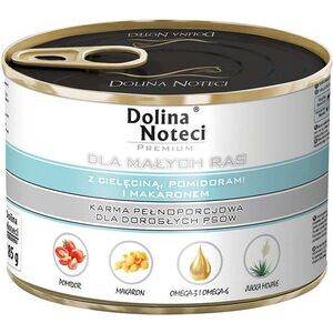 Dolina Noteci Premium dla małych ras z cielęciną pomidorami i makaronem 185 g