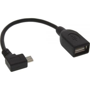 Adapter USB InLine microUSB - USB Czarny  (31606W)