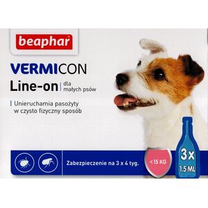 Beaphar Vermicon Dog S - Preparat na ektopasożyty dla psów do 15kg