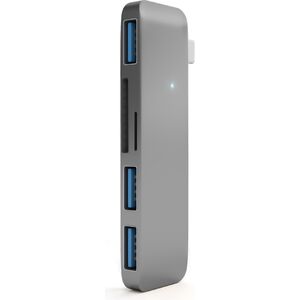 HUB USB Satechi 1x SD 1x microSD  + 3x USB-A 3.0 (ST-TCUHM)