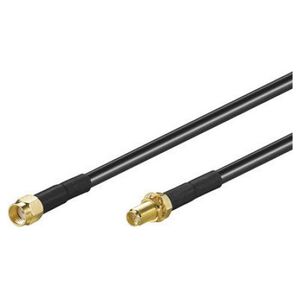 Kabel MicroConnect Antenowy 5m czarny (51678)