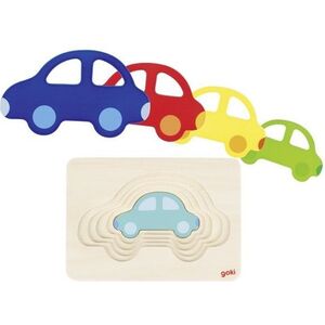 Goki Puzzle warstwowe - Samochodzik (221582)