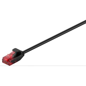 MicroConnect RJ-45/RJ-45 kat.6 U/UTP Czarny 2m (V-UTP602S-SLIM)