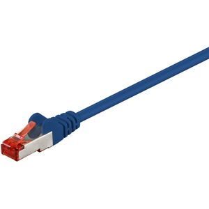 MicroConnect RJ-45/RJ-45 kat.6 F/UTP Niebieski 0.25m (B-FTP60025B)
