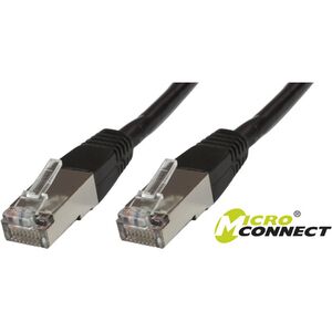 MicroConnect S/FTP CAT6 0.15m Black LSZH - SSTP60015S
