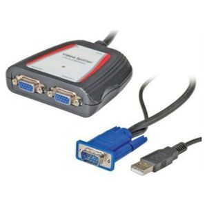 Secomp VALUE Portabler VGA Video-Splitter 2fach 250MHz - 14.99.3523