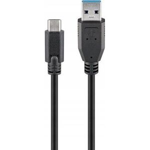 Kabel USB Goobay USB-C - USB-C 2 m Czarny (72216)