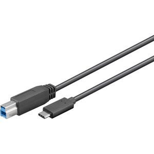 Kabel USB MicroConnect USB-C - USB-C 1 m Czarny (USB3.1CB1)