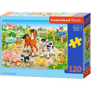 Castorland Puzzle Na farmie 120 elementów (257394)