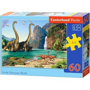 Castorland Puzzle W świecie dinozaurów 60 elementów (229448)