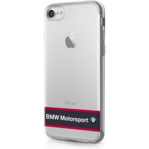 BMW Etui Hard do iPhone 7 granatowe-transparentne (BMHCP7TRHNA)