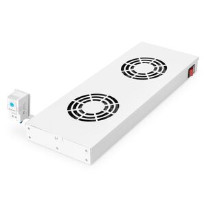 Digitus Klimatyzator 483mm 2 wentylatory Szary (DN-19 FAN-2-HO)