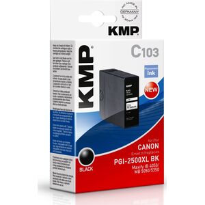 Tusz KMP Patrone Canon PGI2500XLBK comp. black pigm. C103 - 1565,0001