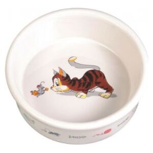Trixie MISKA CERAMICZNA DLA KOTA Z MOTYWEM 200ml