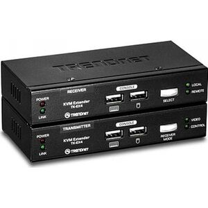 Przełącznik TRENDnet KVM USB Extension Kit Erweitert Reichweite bis 100m - TK-EX4