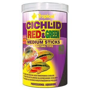 Tropical Cichlid Red&Green Medium Sticks - puszka 250 ml/90 g