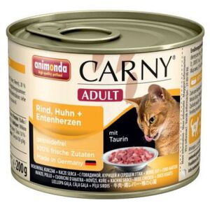 Animonda CARNY Wołowina, kurczak, kacze serca 200g