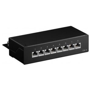 Goobay Patch panel 8P CAT6e Desk black - 96105