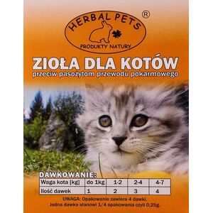 Herbal Pets PETS ZIOŁA PRZECIW PASOŻYTOM DLA KOTÓW