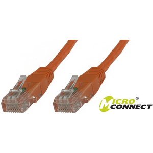 MicroConnect Patchcord, U/UTP, CAT6, PVC, 2m, pomarańczowy (B-UTP602O)