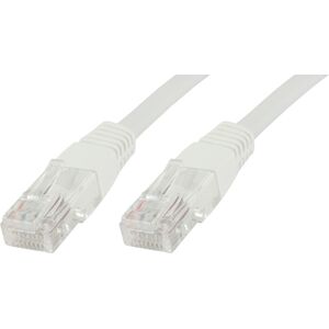 MicroConnect RJ-45/RJ-45 kat.5e U/UTP Biały 10szt. 1m (V-UTP501WVP)
