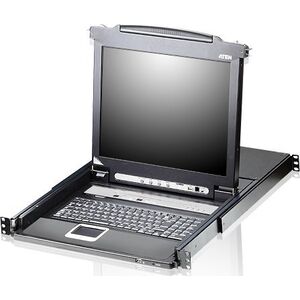 Przełącznik Aten ATEN KVM 8 port LCD 19'' + kayboard + touchpad USB-PS/2 - CL5708N-ATA-AG