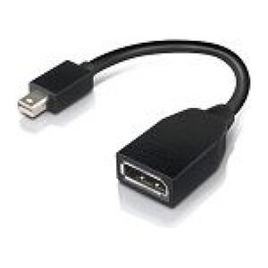 Kabel Lenovo DisplayPort Mini - DisplayPort 0.15m czarny (4X90L13971)