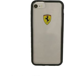 Ferrari Etui hardcase iPhone 7 transparent czarny (FEHCRFP7BK)