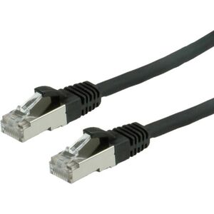 Value VALUE S FTP cable Kat6 LSOH black 0.5m - 21.99.1225