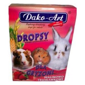 Dako-Art DROPSY ZAWIESZANE MALINOWO-TRUSKAWKOWE