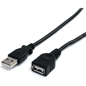 Kabel USB StarTech USB-A - 3 m Czarny (USBEXTAA10BK)