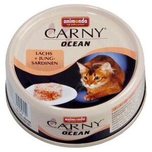 Animonda Carny OCEAN z łososiem i młodymi sardynkami 80g