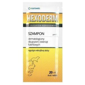EUROWET HEXODERM SZAMPON DLA GRYZONI SASZETKA 20ml